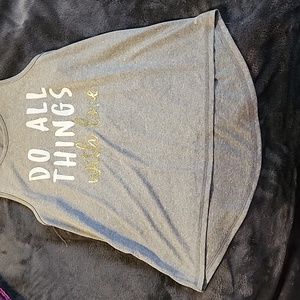 Gray tank top by BCG Size L 12/14